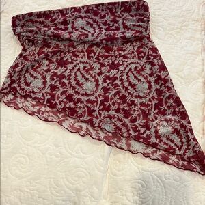 Urban Outfitters Strapless printed asymmetrical top